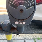 Broken Parking Meter at 108 Somerset Rd