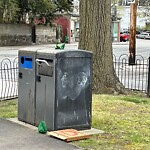 Trash/Recycling at 1–99 Edwin St
