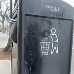 Graffiti at 344 Harvard St