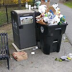 Trash/Recycling at 1110 Beacon St