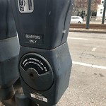 Broken Parking Meter at 1402 Beacon St