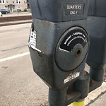 Broken Parking Meter at 1395–1413 Beacon St