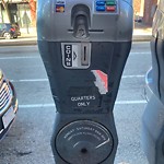 Broken Parking Meter at 224–234 Washington St