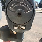 Broken Parking Meter at 20 Webster Pl