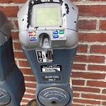 Broken Parking Meter at 2–24 Webster Pl