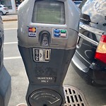 Broken Parking Meter at 220 Washington St