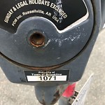 Broken Parking Meter at 72 Davis Ave