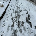 Unshoveled/Icy Sidewalk at 338 Clinton Rd