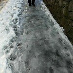 Unshoveled/Icy Sidewalk at 45 Marshal St