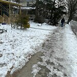 Unshoveled/Icy Sidewalk at 147 Winchester St