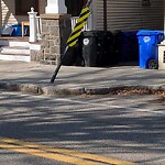 Damaged Sign at 258 Walnut St