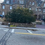 Damaged Sign at 255 Walnut St