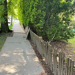 Sidewalk Obstruction at 30 Williston Rd