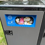 Trash/Recycling at 2–98 Bowker St