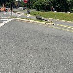 Damaged Sign at River Rd