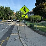 Damaged Sign at 19 Henry St