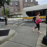 Sidewalk Obstruction at 87 Aspinwall Ave