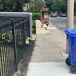 Sidewalk Obstruction at 120 Pleasant St