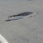 Pothole at Harvard St @ Shailer St