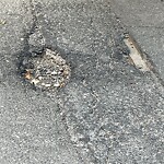 Pothole at 9 Euston St