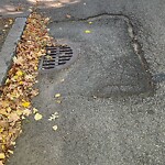 Pothole at 29 Brington Rd