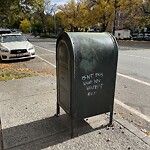 Graffiti at 1248 Beacon St