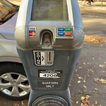 Broken Parking Meter at 829–861 Boylston St, Chestnut Hill