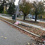 Damaged Sign at 143 Tappan St