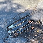 Pothole at Longwood Ave