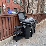 Trash/Recycling at 1043 Beacon St