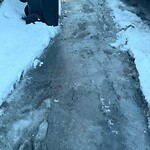 Unshoveled/Icy Sidewalk at 55 Boylston St