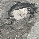 Pothole at 21 Orchard Rd