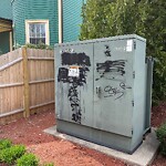 Graffiti at 9 Shailer St