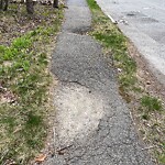Sidewalk Repair at 61 Spooner Rd, Chestnut Hill