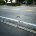 Pothole at 322 Walnut St