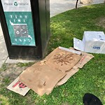 Trash/Recycling at 599 Brookline Ave