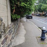 Sidewalk Obstruction at 5 Wellington Terrace