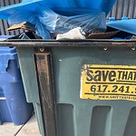 Trash/Recycling at 1354 Beacon St