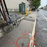 Sidewalk Obstruction at 158 Boylston St