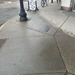 Sidewalk Obstruction at 1327 Beacon St