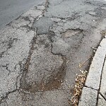 Pothole at 1–99 Jamaica Rd