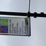 Damaged Sign at Brookline Health Department, 11 Pierce St, Brookline 02445