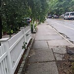 Sidewalk Obstruction at 162 Cypress St