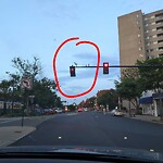 Streetlight at 1383 Beacon St