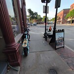 Sidewalk Obstruction at 239 Davis Ct