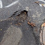 Pothole at 353 Walnut St, Brookline 02445
