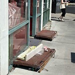 Trash/Recycling at 1392 Beacon St