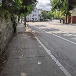 Sidewalk Obstruction at 7 Wellington Terrace
