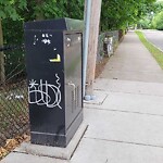 Graffiti at 1 Carlton St