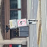 Damaged Sign at 1319 Beacon St